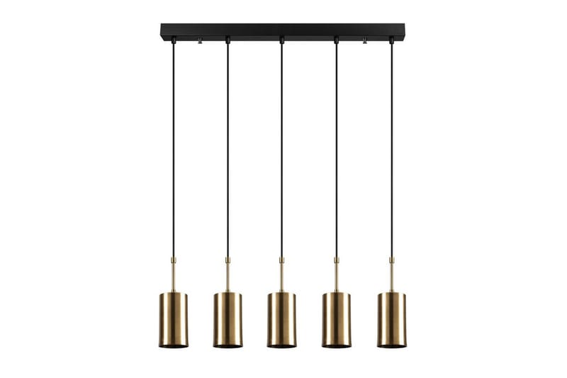 Taklampe Tyrel Gull / Svart Fem Sokkel - Fem Sokkel - Belysning - Innendørsbelysning & Lamper - Taklampe - Pendellamper & Hengelamper