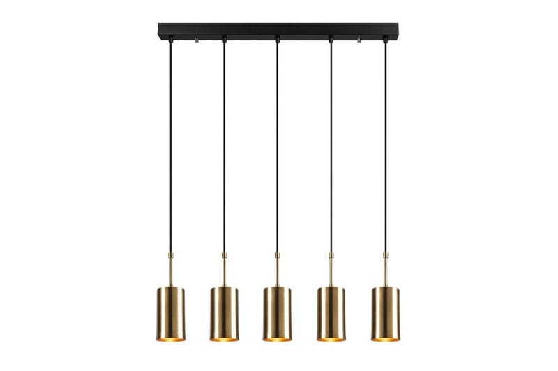 Taklampe Tyrel Gull / Svart Fem Sokkel - Fem Sokkel - Belysning - Innendørsbelysning & Lamper - Taklampe - Pendellamper & Hengelamper