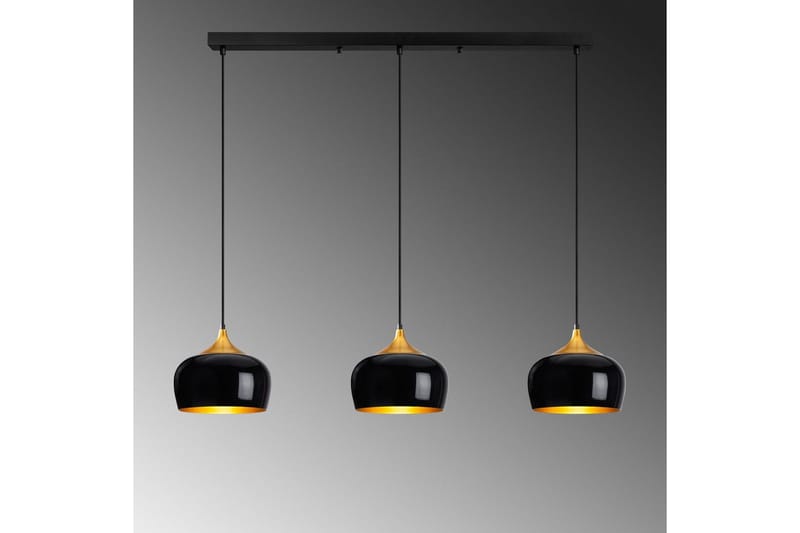 Taklampe Valen Svart - Svart - Belysning - Innendørsbelysning & Lamper - Taklampe - Pendellamper & Hengelamper