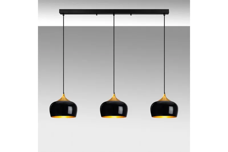 Taklampe Valen Svart - Svart - Belysning - Innendørsbelysning & Lamper - Taklampe - Pendellamper & Hengelamper