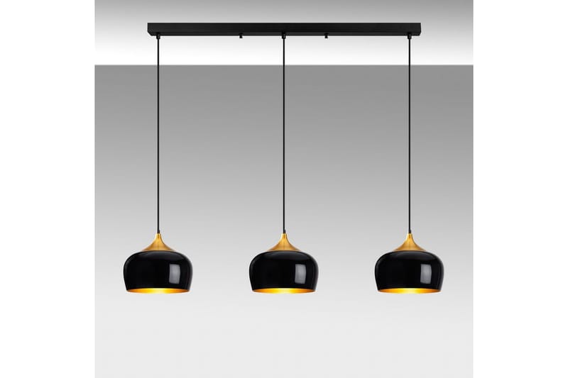 Taklampe Valen Svart - Svart - Belysning - Innendørsbelysning & Lamper - Taklampe - Pendellamper & Hengelamper