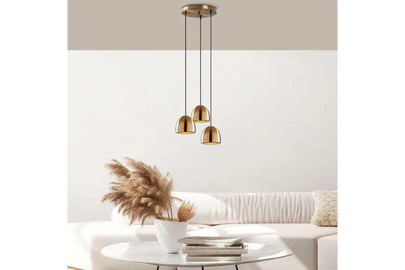 Taklampe Venor Rund Vintage - Kobber - Belysning - Innendørsbelysning & Lamper - Taklampe - Pendellamper & Hengelamper