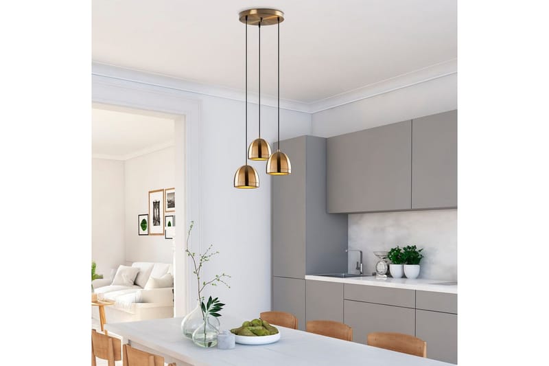 Taklampe Venor Rund Vintage - Kobber - Belysning - Innendørsbelysning & Lamper - Taklampe - Pendellamper & Hengelamper