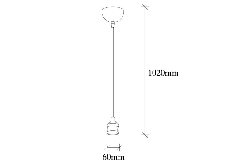 Taklampe Vessari Vintage - Multifarget - Belysning - Innendørsbelysning & Lamper - Taklampe - Pendellamper & Hengelamper