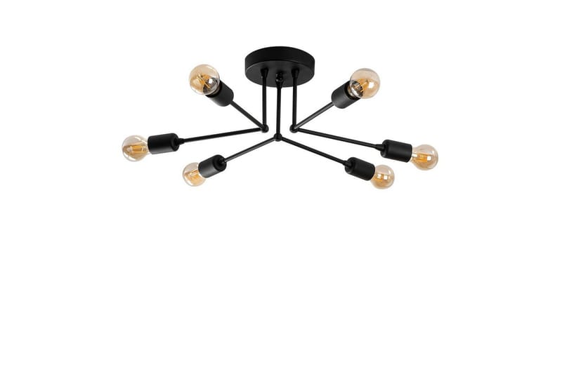 Taklampe Vilsa Svart, Svart