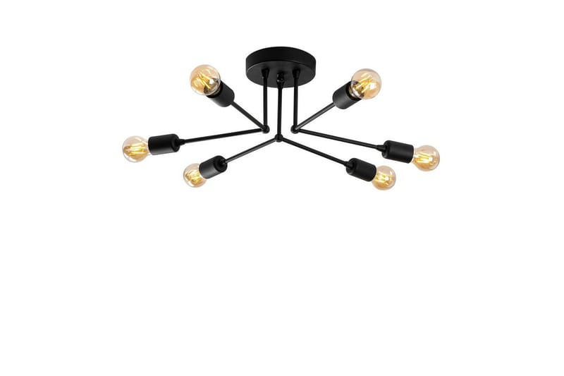 Taklampe Vilsa Svart - Svart - Belysning - Innendørsbelysning & Lamper - Taklampe - Plafondlampe