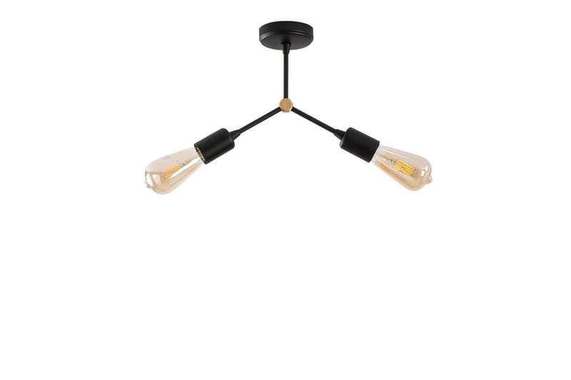 Taklampe Vilsa Svart - Svart - Belysning - Innendørsbelysning & Lamper - Taklampe - Plafondlampe