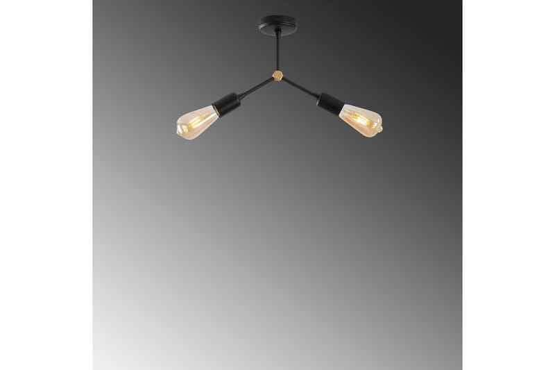 Taklampe Vilsa Svart - Svart - Belysning - Innendørsbelysning & Lamper - Taklampe - Plafondlampe