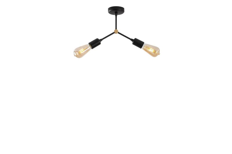 Taklampe Vilsa Svart - Svart - Belysning - Innendørsbelysning & Lamper - Taklampe - Plafondlampe