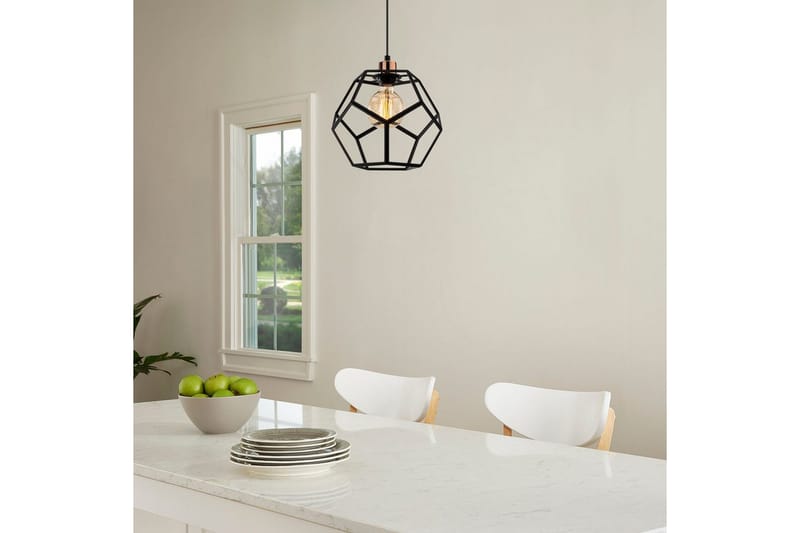 Taklampe Voren svart / bronse - Bronse/Svart - Belysning - Innendørsbelysning & Lamper - Taklampe - Pendellamper & Hengelamper