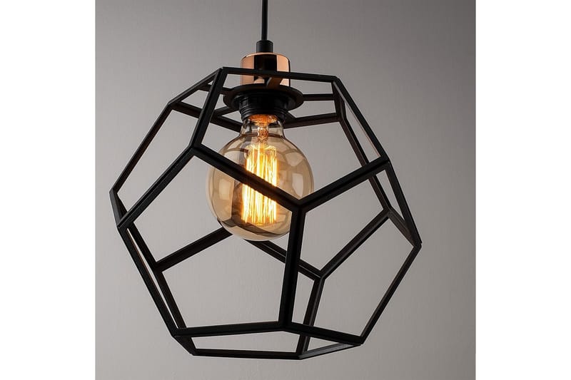 Taklampe Voren svart / bronse - Bronse/Svart - Belysning - Innendørsbelysning & Lamper - Taklampe - Pendellamper & Hengelamper