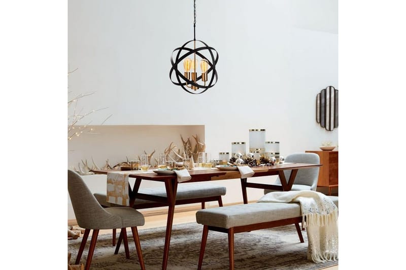 Taklampe Voroa Gull / Svart - Gull / Svart - Belysning - Innendørsbelysning & Lamper - Taklampe - Pendellamper & Hengelamper