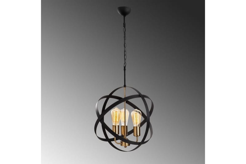 Taklampe Voroa Gull / Svart - Gull / Svart - Belysning - Innendørsbelysning & Lamper - Taklampe - Pendellamper & Hengelamper