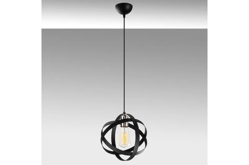 Taklampe Voroa Svart / Nikkel - Svart / Nikkel - Belysning - Innendørsbelysning & Lamper - Taklampe - Pendellamper & Hengelamper