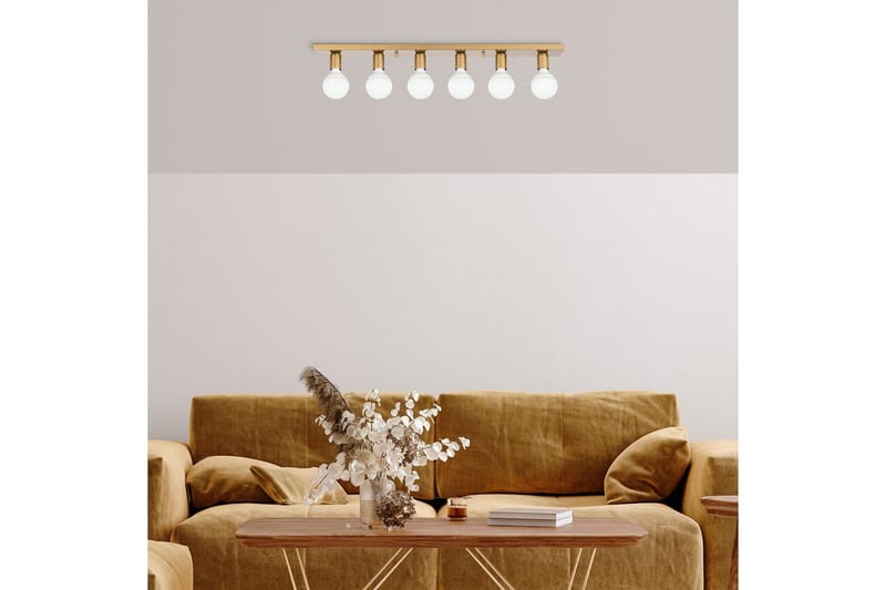 Taklampe Wostra Stor Gull - Gull - Belysning - Innendørsbelysning & Lamper - Taklampe - Pendellamper & Hengelamper