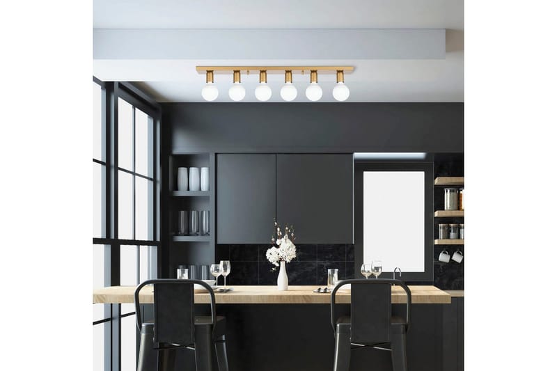 Taklampe Wostra Stor Gull - Gull - Belysning - Innendørsbelysning & Lamper - Taklampe - Pendellamper & Hengelamper