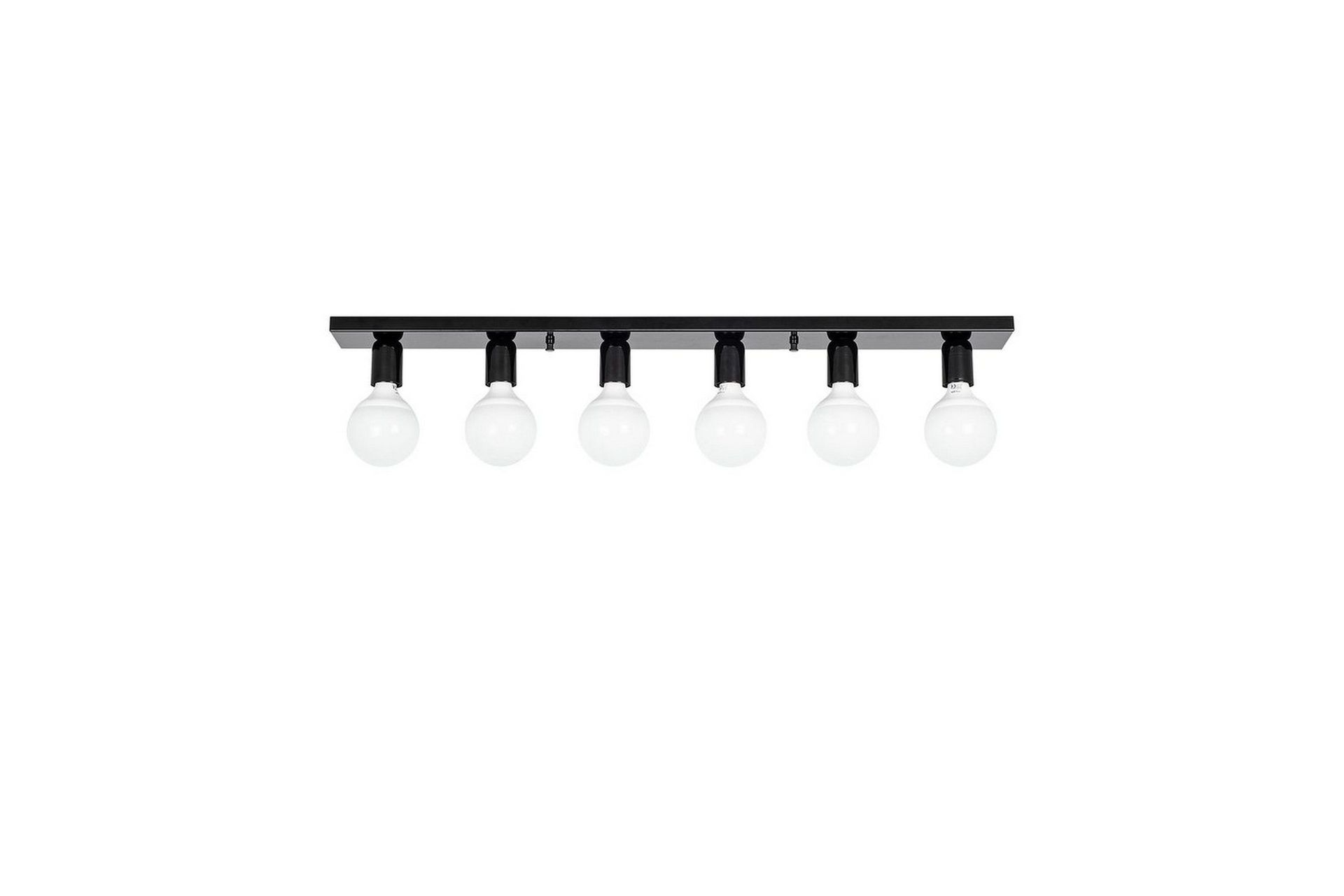 Taklampe Wostra Stor Svart / Hvit - Svart / Hvit