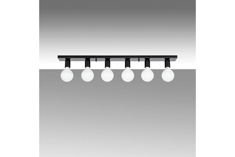 Taklampe Wostra Stor Svart / Hvit - Svart / Hvit - Belysning - Innendørsbelysning & Lamper - Taklampe - Pendellamper & Hengelamper