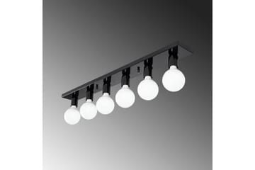 Taklampe Wostra Stor Svart / Hvit - Svart / Hvit - Belysning - Innendørsbelysning & Lamper - Taklampe - Pendellamper & Hengelamper