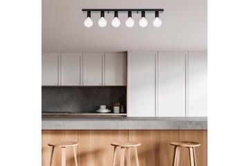 Taklampe Wostra Stor Svart / Hvit - Svart / Hvit - Belysning - Innendørsbelysning & Lamper - Taklampe - Pendellamper & Hengelamper