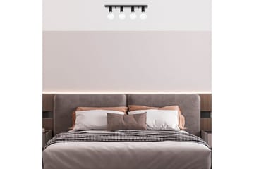 Taklampe Wostra Svart / Hvit - Svart / Hvit - Belysning - Innendørsbelysning & Lamper - Taklampe - Plafondlampe