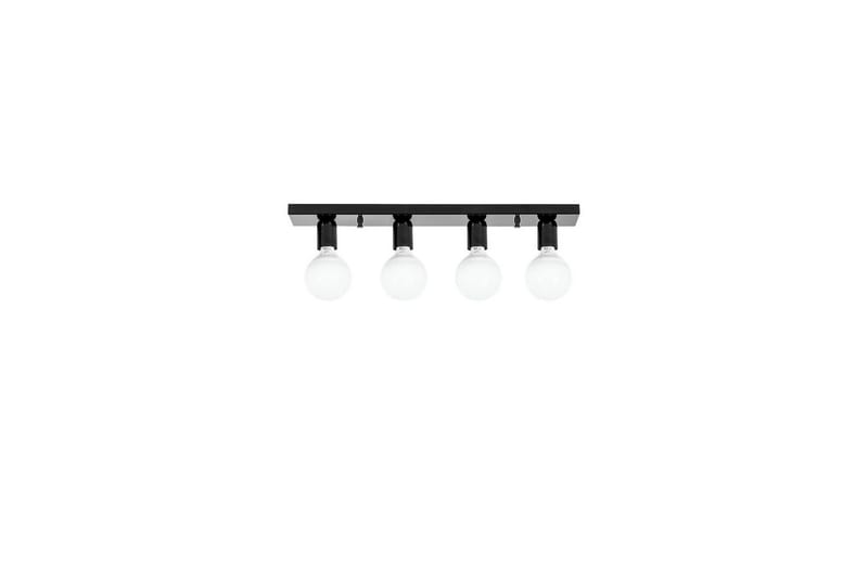 Taklampe Wostra Svart / Hvit - Svart / Hvit - Belysning - Innendørsbelysning & Lamper - Taklampe - Plafondlampe