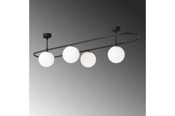 Taklampe Wynel Black / White Fire sokkel - Fire sokkel - Belysning - Innendørsbelysning & Lamper - Taklampe - Pendellamper & Hengelamper