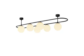 Taklampe Wynel Black / White Seks Kontakt - Seks Kontakt - Belysning - Innendørsbelysning & Lamper - Taklampe - Pendellamper & Hengelamper