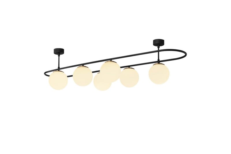 Taklampe Wynel Black / White Seks Kontakt - Seks Kontakt - Belysning - Innendørsbelysning & Lamper - Taklampe - Pendellamper & Hengelamper