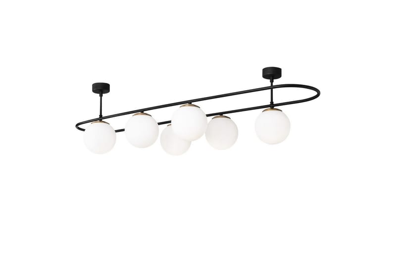 Taklampe Wynel Black / White Seks Kontakt - Seks Kontakt - Belysning - Innendørsbelysning & Lamper - Taklampe - Pendellamper & Hengelamper