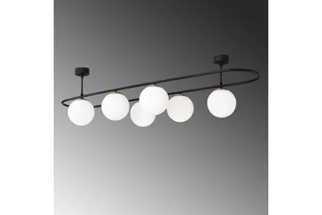 Taklampe Wynel Black / White Seks Kontakt - Seks Kontakt - Belysning - Innendørsbelysning & Lamper - Taklampe - Pendellamper & Hengelamper