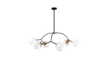 Taklampe Yenda Hvit / Svart - Svart/Hvit - Belysning - Innendørsbelysning & Lamper - Taklampe - Pendellamper & Hengelamper