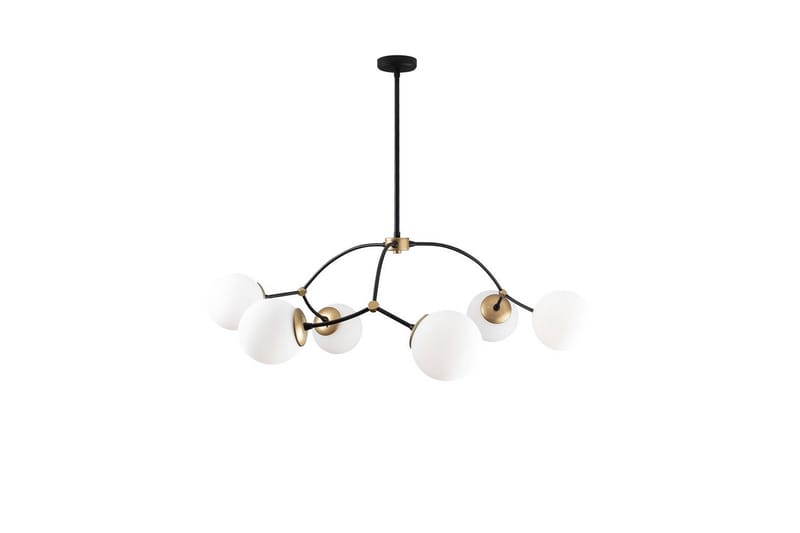 Taklampe Yenda Hvit / Svart - Svart/Hvit - Belysning - Innendørsbelysning & Lamper - Taklampe - Pendellamper & Hengelamper