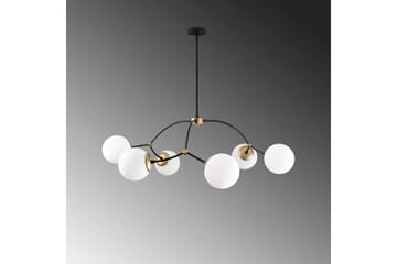 Taklampe Yenda Hvit / Svart - Svart/Hvit - Belysning - Innendørsbelysning & Lamper - Taklampe - Pendellamper & Hengelamper