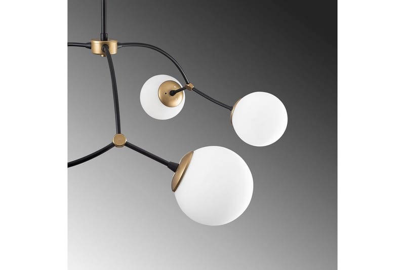 Taklampe Yenda Hvit / Svart - Svart/Hvit - Belysning - Innendørsbelysning & Lamper - Taklampe - Pendellamper & Hengelamper