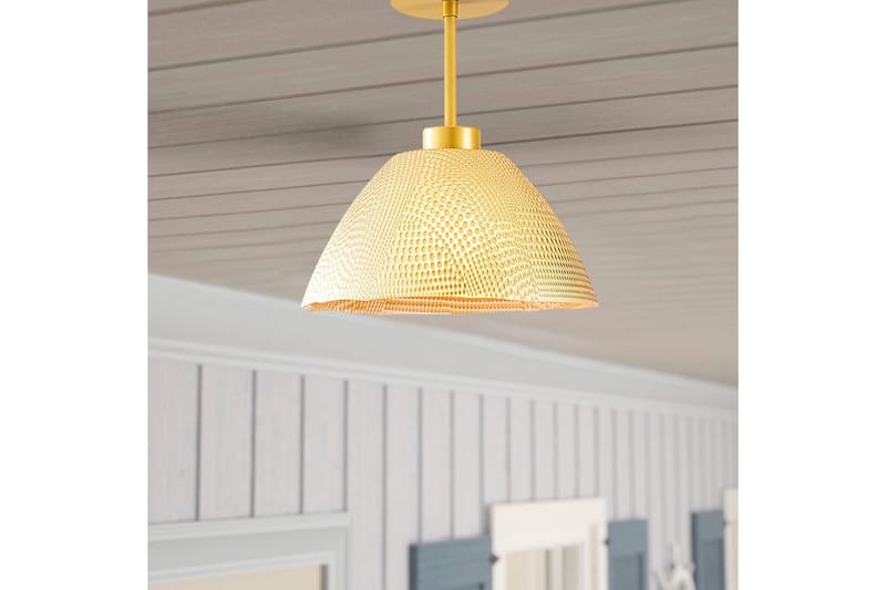 Taklampe Yorin Gull - Gull - Belysning - Innendørsbelysning & Lamper - Taklampe - Pendellamper & Hengelamper