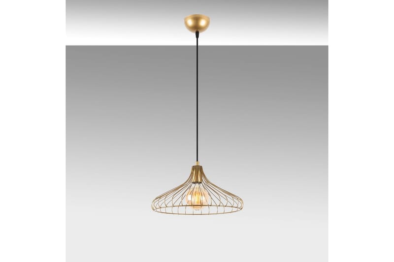 Taklampe Zairon Skinnende Gull - Skinnende Gull - Belysning - Innendørsbelysning & Lamper - Taklampe - Pendellamper & Hengelamper