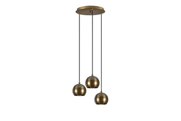 Taklampe Zana Vintage Kule Tre - Gull - Belysning - Innendørsbelysning & Lamper - Taklampe - Pendellamper & Hengelamper