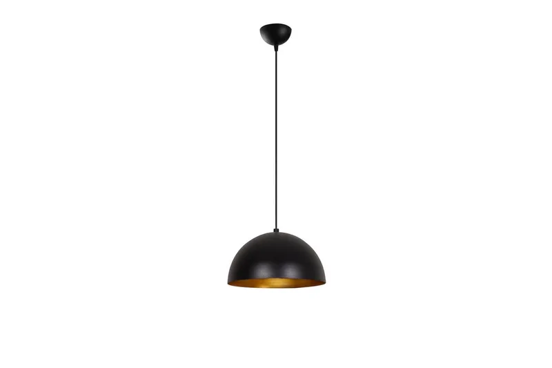 Taklampe Zephyra Svart / Gull, Diameter: 30 cm