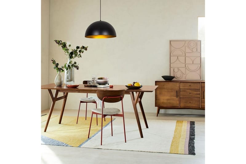 Taklampe Zephyra Svart / Gull - Diameter: 40 cm - Belysning - Innendørsbelysning & Lamper - Taklampe - Pendellamper & Hengelamper