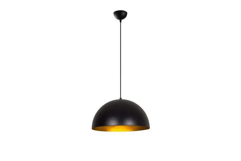 Taklampe Zephyra Svart / Gull, Diameter: 40 cm