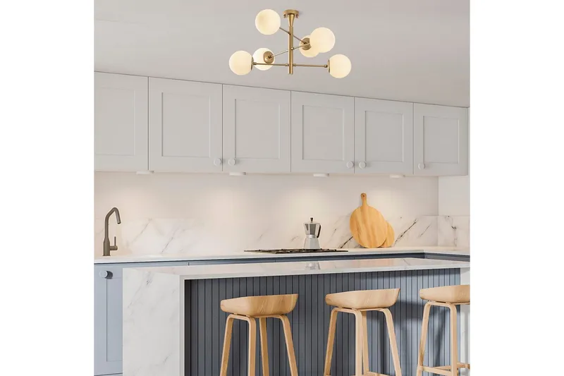 Taklampe Zurelle Gull - Gull - Belysning - Innendørsbelysning & Lamper - Taklampe - Plafondlampe