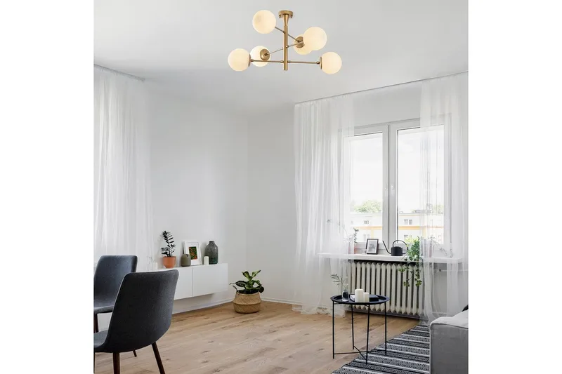 Taklampe Zurelle Gull - Gull - Belysning - Innendørsbelysning & Lamper - Taklampe - Plafondlampe