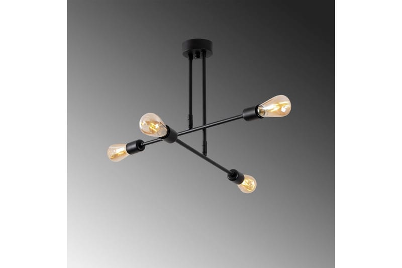 Taklampe Pareek Svart - Svart - Belysning - Innendørsbelysning & Lamper - Taklampe - Plafondlampe