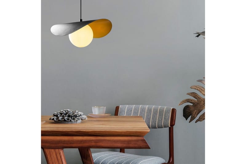 Taklampe Pelyn Svart / Hvit - Svart / Hvit - Belysning - Innendørsbelysning & Lamper - Taklampe - Pendellamper & Hengelamper