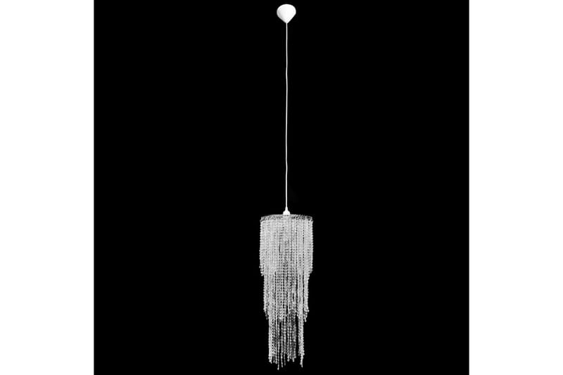 Taklampe/lysekrone 26 x 70 cm - Transparent - Krystallkrone & takkrone - Stuelampe - Soveromslampe