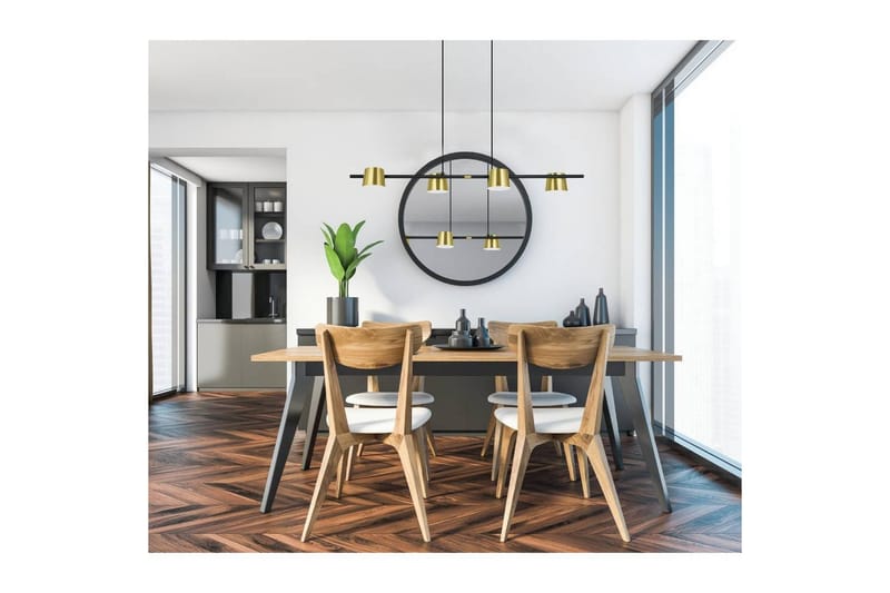 Takpendel Eglo Altamira Svart/Messing - Belysning - Innendørsbelysning & Lamper - Taklampe - Pendellamper & Hengelamper