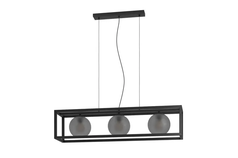 Takpendel Eglo Arangona Svart/Grå Ramme med 3 Lamper, undefined
