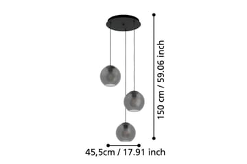 Takpendel Eglo Arangona Svart/Grå Pendel med 3 Lamper - Belysning - Innendørsbelysning & Lamper - Taklampe - Pendellamper & Hengelamper