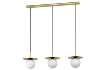 Takpendel Eglo Arenales Messing/Opalhvit med 3 Lamper - Belysning - Innendørsbelysning & Lamper - Taklampe - Pendellamper & Hengelamper